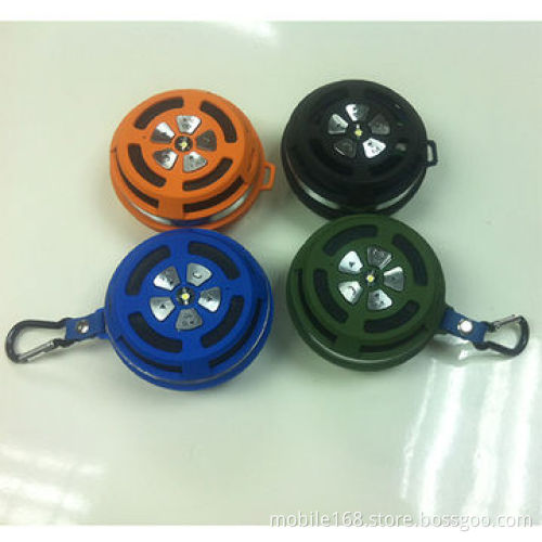 Bluetooth sports speaker, 4.1 version, TF card, torch and carabiner
